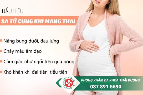 Những dấu hiệu sa tử cung khi mang thai mà mẹ bầu cần biết