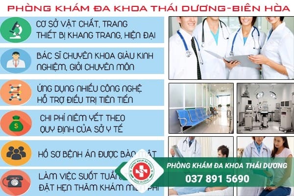 Dịch vụ y tế chất lượng tại phòng khám đa khoa Thái Dương-Biên Hòa